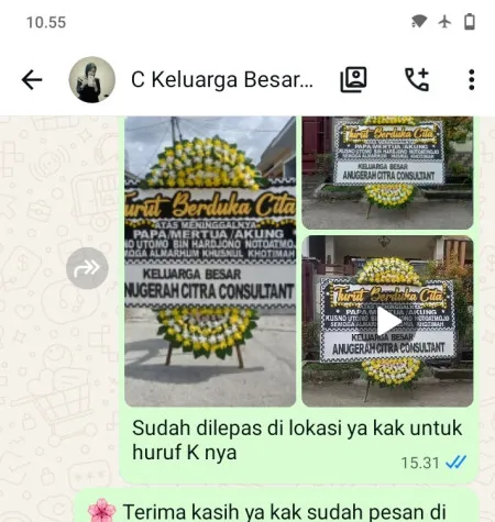 Pengiriman Papan Bunga Duka Kepulauan Seribu