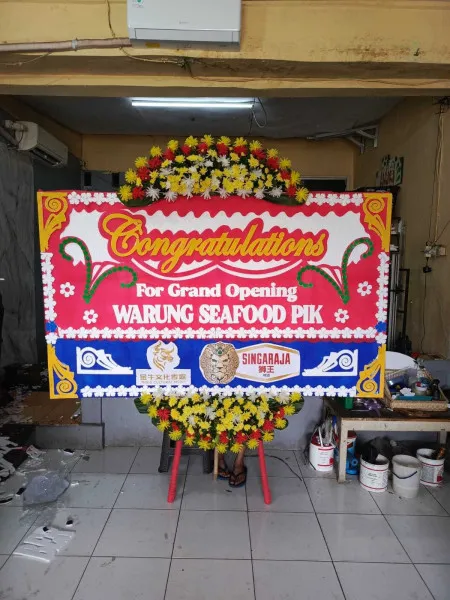 Papan Bunga Ucapan Selamat Kepulauan Seribu